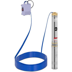 MSW - Pompa sommersa per pozzi profondi steel 100 w 6000 l/h fino a 72 m