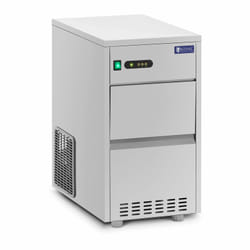 Royal Catering RCIC-20BI Macchina per la produzione di cubetti di ghiaccio integrata/indipendente 20 kg/24h 220 W Bianco