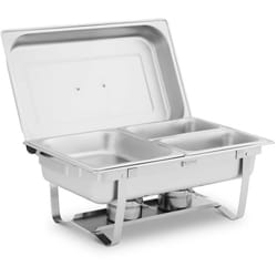 Royal Catering - Chafing Dish Scaldavivande 9 l 2 contenitori per carburante