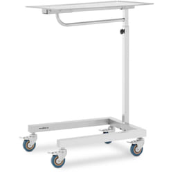 Steinberg Systems - Tavolo portastrumenti 3 ruote 600 x 400 mm altezza regolabile