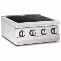 ⭐⭐⭐⭐⭐ Cottura facile e veloce sulla piastra a induzione con 4 superfici di cottura di marca Royal Catering ✅ Modello: RCIC-60 ...