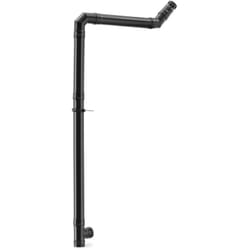 MSW - Tubi per stufe a pellet 80 mm acciaio al carbonio set completo nero