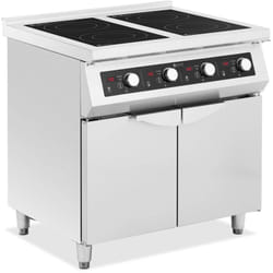 Royal Catering - Cucina a induzione 17000 w 4 superfici di cottura 60 - 240 °c Spazio di