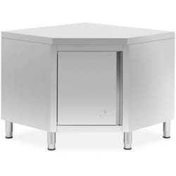 Tavolo armadiato ad angolo - 100 x 100 cm Royal Catering Tavolo armadiato ad