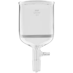 Steinberg Systems - Imbuto filtrante - Con membrana - 500 ml - 24/40 Imbuto da laboratorio Imbuto