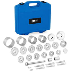 MSW - Estrattore Cuscinetti Ruota 28 Pezzi Kit Estrazione Mozzi Ruote Con Valigetta