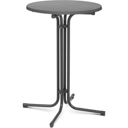 Royal Catering - Tavolo Da Bar Pieghevole Tavolino Altro Da Bistro Chiosco Rotondo ø 70 cm Grigio