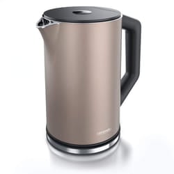 Arendo - Bollitore Acqua Elettrico da 1.5L 2200W - Eco Controllo Temperatura - Temperatura Regolabile 40-100°C - Parete Doppia - in Acciaio