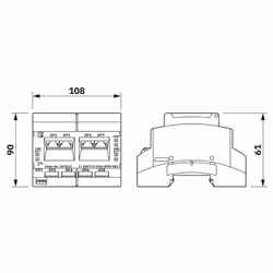 Phoenix Contact FL SWITCH 1104-4POE REG - Vista aggiuntiva 2