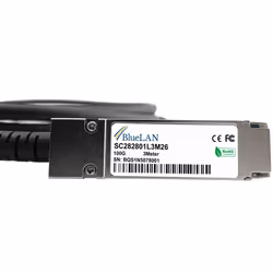 BlueOptics X66211A-5-BL cavo InfiniBand e in fibra ottica 5 m QSFP28 Nero