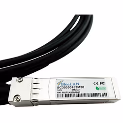 BlueOptics 740-030076-BL cavo InfiniBand e in fibra ottica 1 m SFP+ Nero