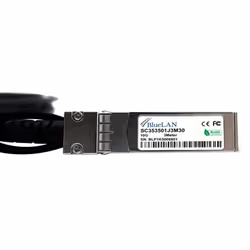 BlueOptics 740-030076-BL cavo InfiniBand e in fibra ottica 1 m SFP+ Nero