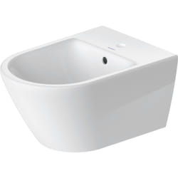 Duravit - D-Neo bidet mural, fixation cachée, 1 trou pour robinet,