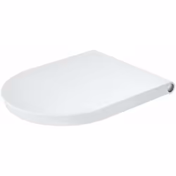 Sedile WC con funzione ribaltamento SoftClose rimovibile materiale: duroplast colore bianco cerniere in acciaio inox