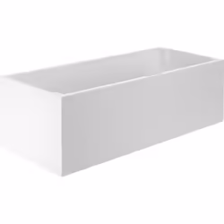 Duravit D-Neo 1 x supporto per vasca da bagno Dettagli del prodotto Colore: bianco, rettangolare Pannello laterale dritto Dim ...