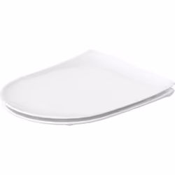 Duravit Soleil by Starck 1 sedile WC Dimensioni: 383 x 463 x 47 mm Rimuovibile Cerniere in acciaio inox con rivestimento in p ...