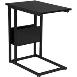 Woltu - Tavolino Laterale da Salotto Tavolo da Caffè Consolle da Divano Salotto Nero