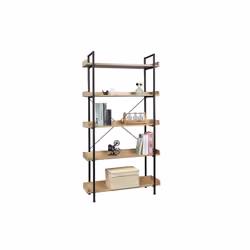 Descrizione prodotto WOLTU Bookshelf &. Scaffale di stoccaggio Design ingegnoso. stile semplice. stile nordico La struttura i ...