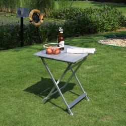 Tavolo Campeggio in Alluminio Tavolino Pieghevole Tavolo da Giardino Piccolo - Woltu