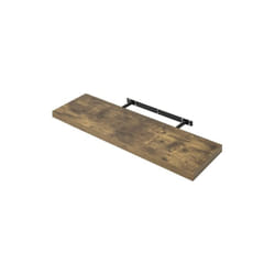 Mensola da Muro Scaffale Libreria a Parete Decorazione per Cucina Marrone 80 cm - Woltu