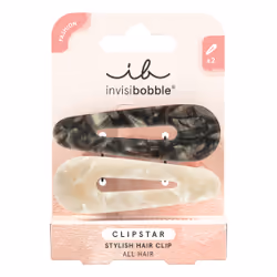 invisibobble Cliphue, Molletta per capelli, Beige, Nero, Fantasia, Adulti, 2 pz
