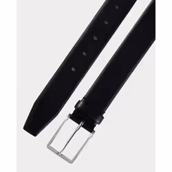 Cintura BOSS Cintura in pelle Erman uomo nero Nero - 110 - Vista aggiuntiva 2