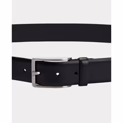 Cintura BOSS Cintura in pelle Erman uomo nero Nero - 110 - Vista aggiuntiva 3