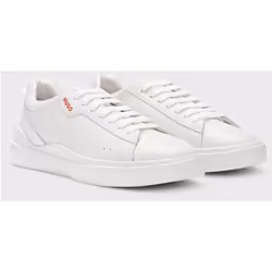 HUGO 50499253_100_41, Femmina, Adulto, Sneaker alla moda, Bianco, Monocromatico, Chiusura con lacci