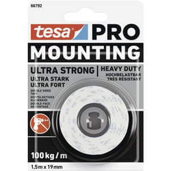 Tesa - Mounting pro Ultra Strong 66792-00000-00 Nastro per fissaggio Bianco (l x l) 1.5 m x 19 mm 1 pz.