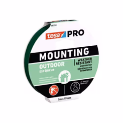 Nastro Pro Tesa 66751-00003-per montaggio all'esterno-5mx19mm I lavori di applicazione all'esterno sono più rapidi e facili c ...