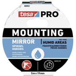Tesa - Mounting pro Spiegel 66952-00001-00 Nastro per fissaggio Bianco (l x l) 5 m x 19 mm 1 pz.