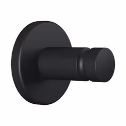 TESA MOON BLACK, Interno, Gancio per asciugamano, Nero, Metallo, Rotondo, 37 mm