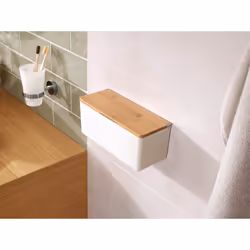 TESA BABOO Beige, Bianco Plastica Organizzatore da bagno - Vista aggiuntiva 4