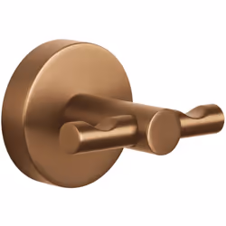 Gancio per accappatoio tesa MOON, in bronzo spazzolato Dopo il bagno o la doccia, l’accappatoio è subito a portata di mano. Q ...