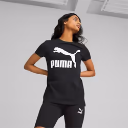 PUMA 530076_01_XS, Adulto, Femmina, Black, XS, Girocollo, Vestibilità regolare