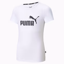 PUMA 587029_02_5-6Y, Bambino, White, 5-6Y, Girocollo, Vestibilità regolare, 1 pz