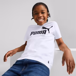 PUMA 586960_02_13-14Y, Bambino, White, 13-14Y, Girocollo, Vestibilità regolare, 1 pz