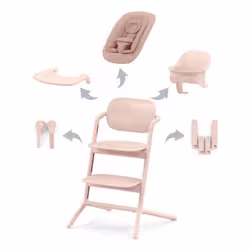 CYBEX Lemo 4-in-1 Alzasedia multifunzione Seduta imbottita Rosa - Vista aggiuntiva 2