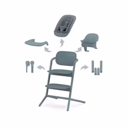 Cybex Gold Seggiolone Lemo 4in1 è il prodotto versatile che si trasforma da sdraietta a sedia da tavolo, un seggiolone senza  ...