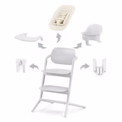 CYBEX Lemo 4-in-1 Alzasedia multifunzione Seduta imbottita Bianco - Vista aggiuntiva 2