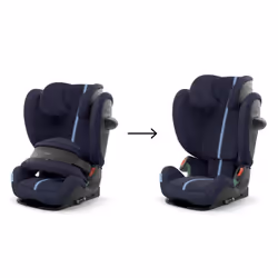CYBEX Pallas G3 Seggiolino per Automobile 1-2-3 (9 - 36 kg; 15 months - 12 years) Blu - Vista aggiuntiva 6