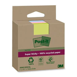 Post-It 7100284982 pouch autoadesiva Quadrato Blu, Verde, Rosa 70 fogli Autoadesivo