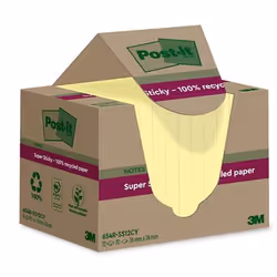 Post-It 7100284981 pouch autoadesiva Quadrato Giallo 70 fogli Autoadesivo
