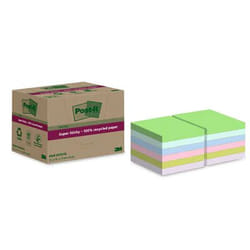 Post-It 7100284781 pouch autoadesiva Quadrato Blu, Verde, Rosa, Viola, Giallo 70 fogli Autoadesivo