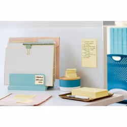 Post-It 656-12SSCY pouch autoadesiva Rettangolo Giallo 90 fogli Autoadesivo