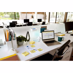 Post-It 7100290170 pouch autoadesiva Rettangolo Giallo 100 fogli Autoadesivo - Vista aggiuntiva 4