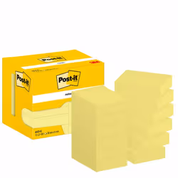 Post-It 7100290163 pouch autoadesiva Rettangolo Giallo 100 fogli Autoadesivo - Vista aggiuntiva 3