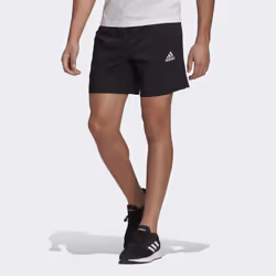 Adidas GK9602, Pantaloncini in felpa, Maschio, Adulto, Nero, Bianco, S, Vestibilità regolare