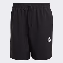 Adidas GK9602 Pantaloncini in felpa Maschio Nero, Bianco - Vista aggiuntiva 4