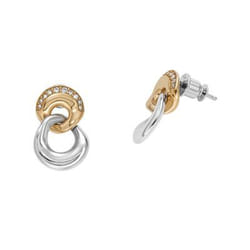 Skagen Kariana Orecchini pendenti e a goccia Acciaio inox Oro, Argento